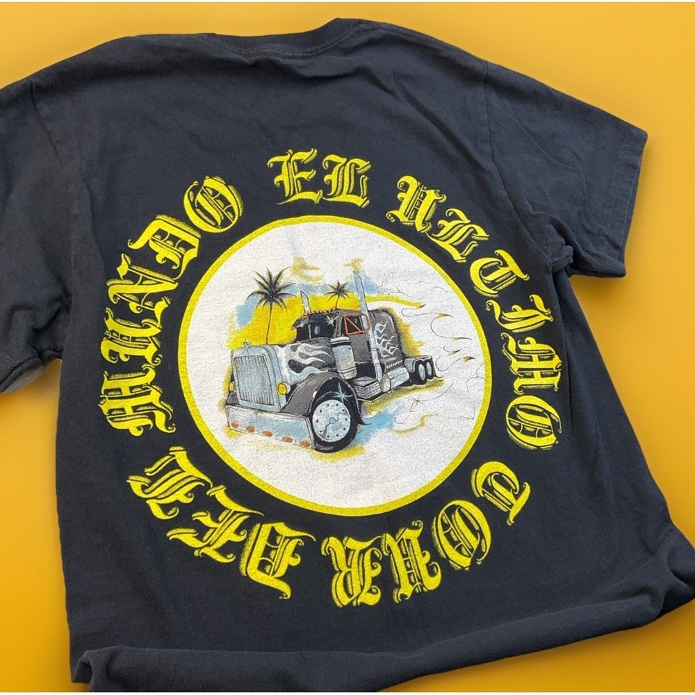 Bad‎ Bunny T-Shirt Adult Sz S Graphic Tee 2022 Truck El Ultimo Del Mundo Tour
